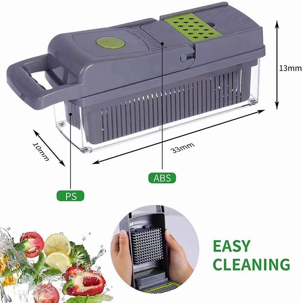 14 PCS Vegetable Slicer - Image 6