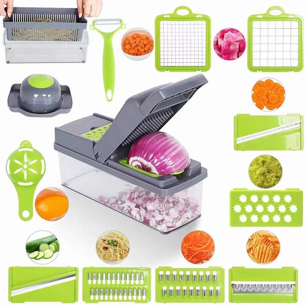 14 PCS Vegetable Slicer - Image 7