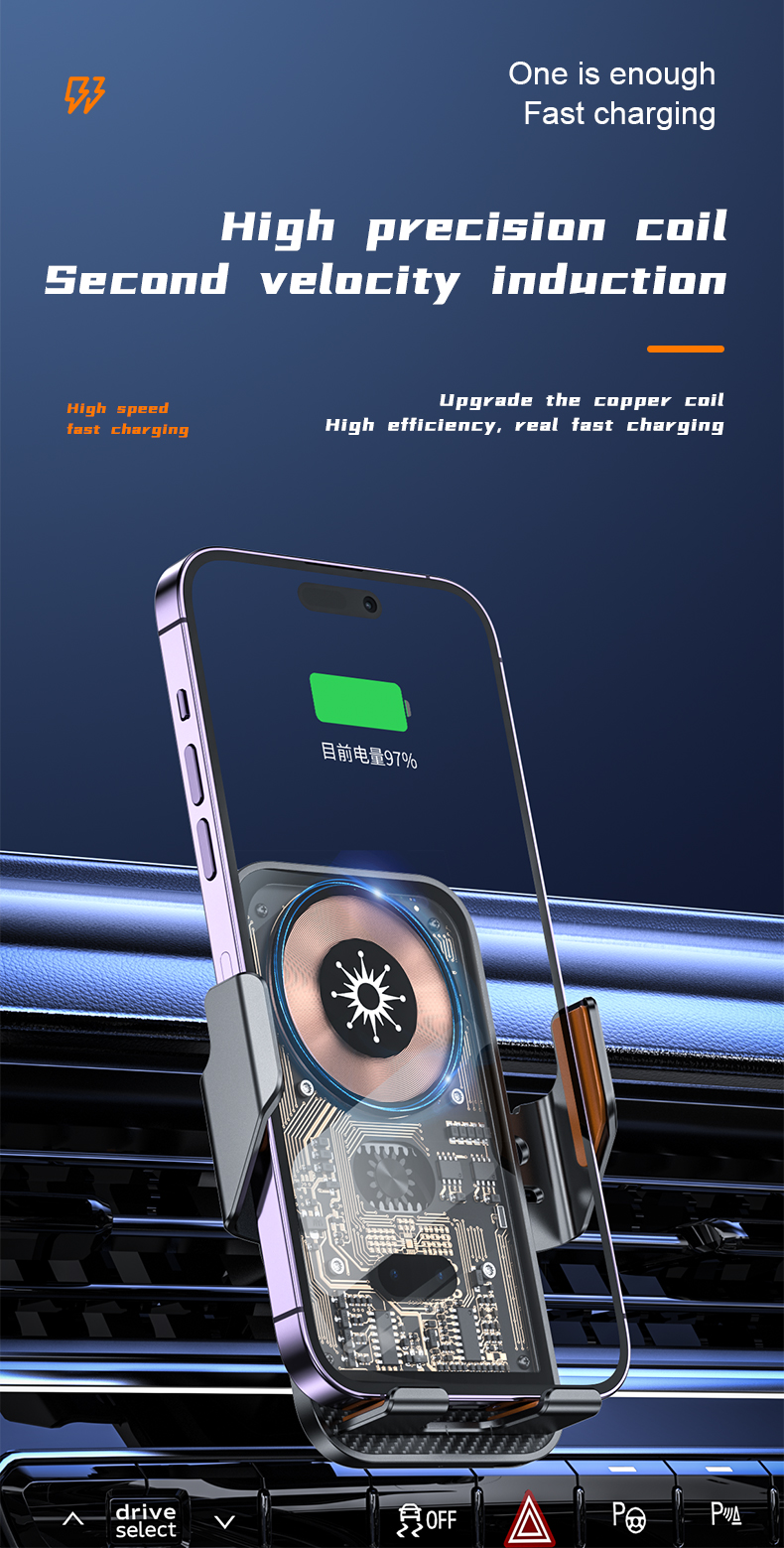 Phone holder+15W wireless charging-HL87 - Image 15
