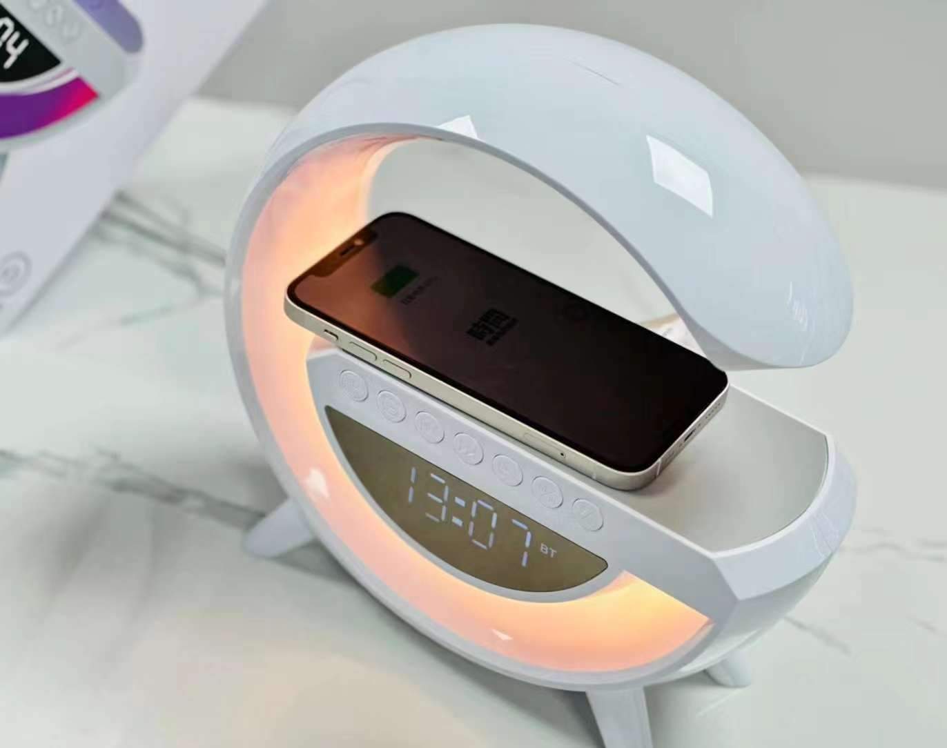 LED Wireless Charging Speaker