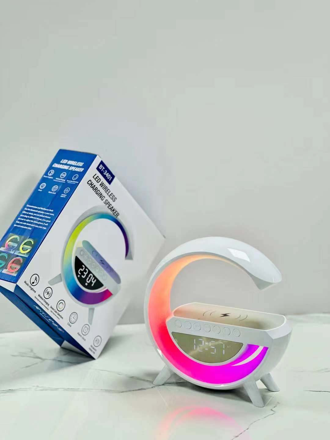 LED Wireless Charging Speaker - Image 2